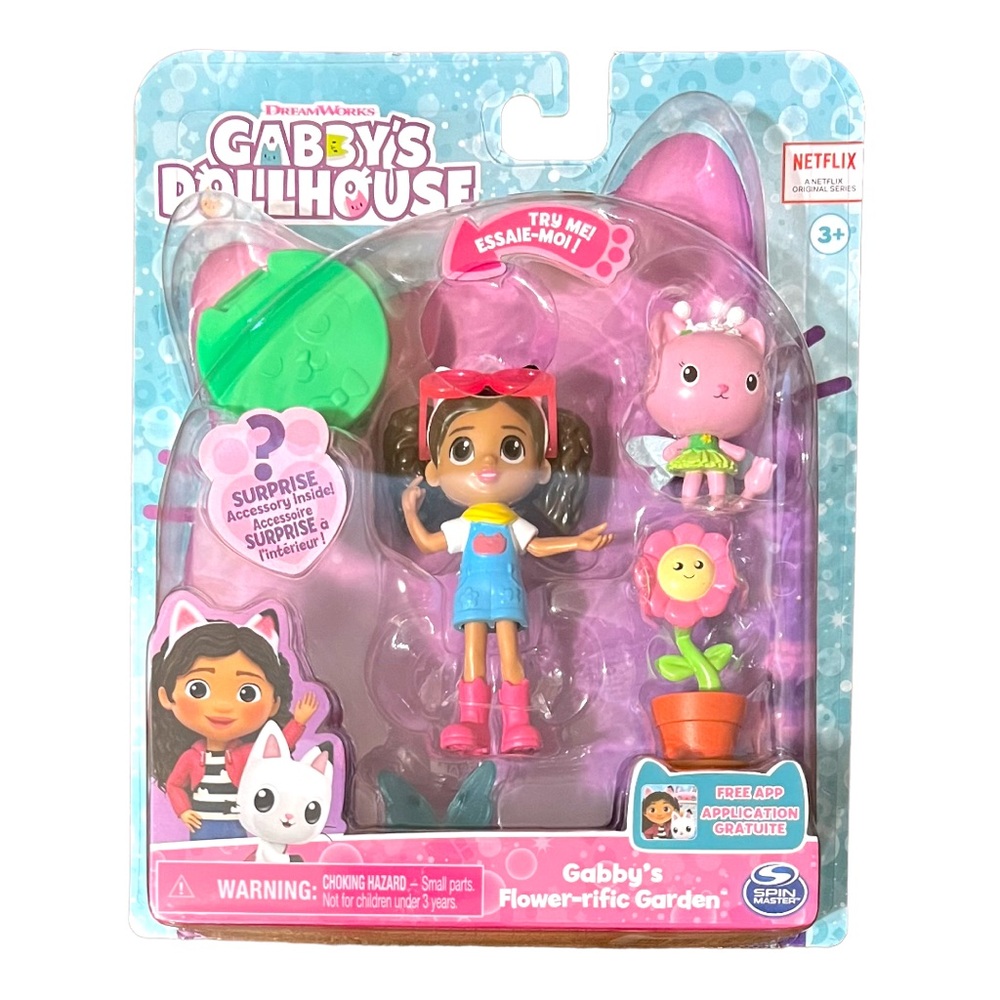 Gabby’s Dollhouse Flower-Rific Garden Figure Toy Dream Works Netflix Girls New